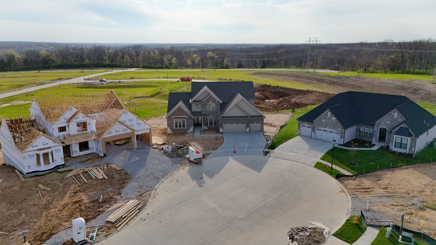 New construction in the suburbs